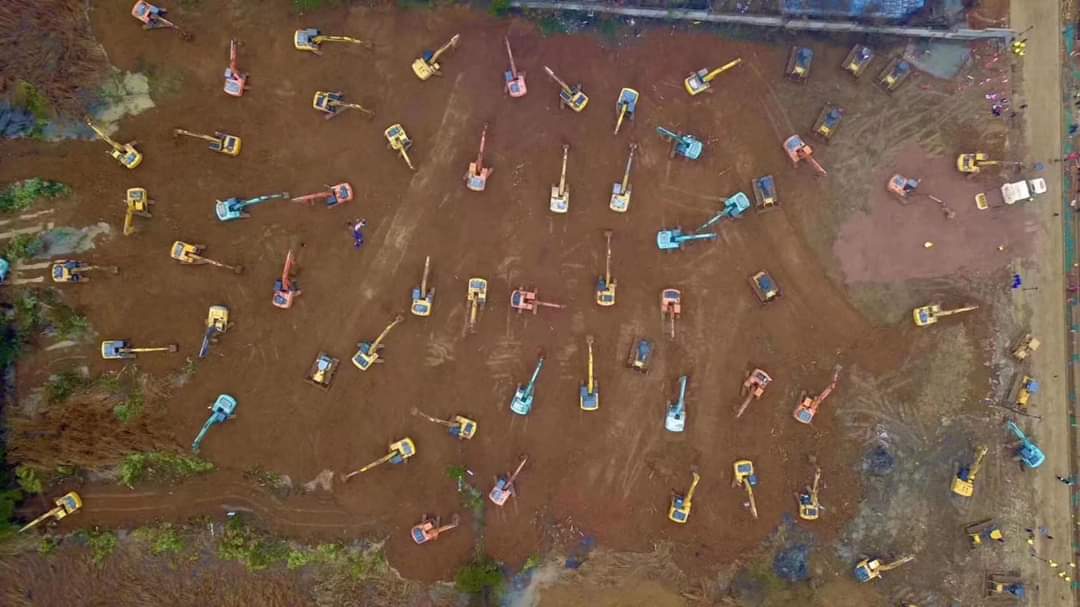 Хятадууд Ухань хотод 1000 ортой Эмнэлэгийн барилгыг 6 хоногт барьж дуусгана гэнэ шүү