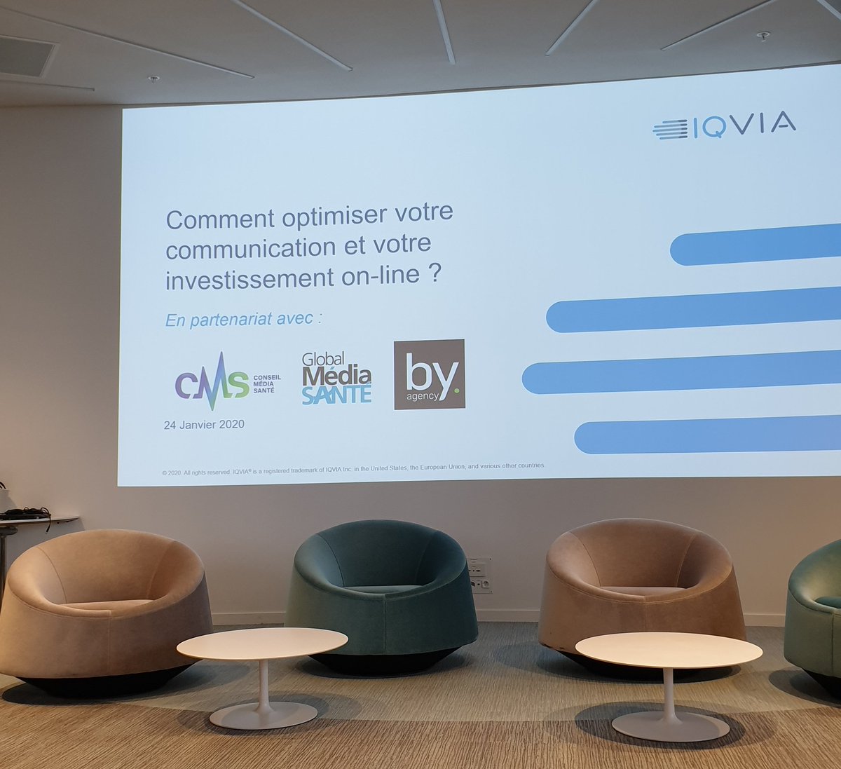 Matinale avec @IQVIA_France pour échanger sur l'optimisation de la communication et des investissements on-line #B2B #sante