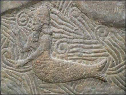 GilgameshIQ's tweet photo. اقدم ذكر لحوريات البحر في التاريخ 

في بلاد الرافدين حيث كان " ايكالو " اله المحيطات نصف رجل و نصف سمكة 

The oldest male to the nymphs in history In Mesopotamia, where the "Aquilo" God Ocean half man and half fish https://t.co/NTni0hmuRV
