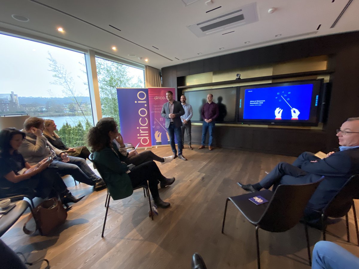 MarcusSchwarze's tweet photo. Social-Media-Event an der Mosel: Kommunikationsmanager aus ganz Deutschland tauschen sich bei @dirico_io über die Einführung von Newsrooms aus. Im Zentrum: #dirico als Software – und das nötige Mindset für abteilungsübergreifendes Arbeiten. #dirico20 https://t.co/TrLL0a2ZdV