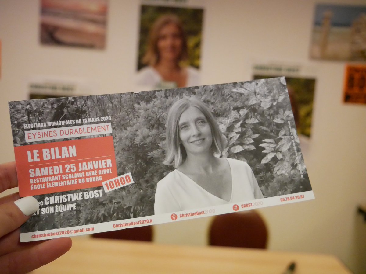 CBOST2020's tweet photo. ‼️ Rappel ‼️

⏱ La réunion de présentation du bilan 2014-2020 par @christinebost approche. 

➡️ Rendez-vous demain matin au restaurant scolaire de l’école élémentaire René Girol au Bourg dès 10h00. 

#Eysines 
#Eysinesdurablement
#CBOST2020 https://t.co/sYJJk487wX