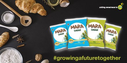 Sugar is an integral part of the baking that we do day to day. Have you ever baked using Mara Sugar? We would like to hear from you. Please share your experience. 
#growingafuturetogether