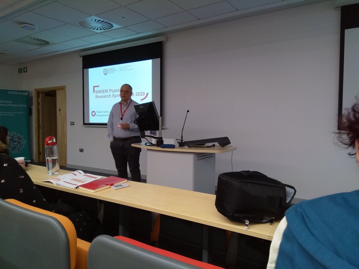 RicardoCaldGonz's tweet photo. The Postdoctoral Research Symposium 2020 at the @WWIEM_QUB starts now... #WWIEMpostdocs https://t.co/1v7dtCKMnm