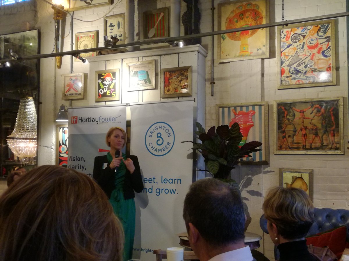 brightonchamber's tweet photo. Very inspiring to hear about how the fantastic @Youjuice was started and Anita's journey to a healthy work-life balance at today's #ChamberBreakfast https://t.co/137lDfGKkf