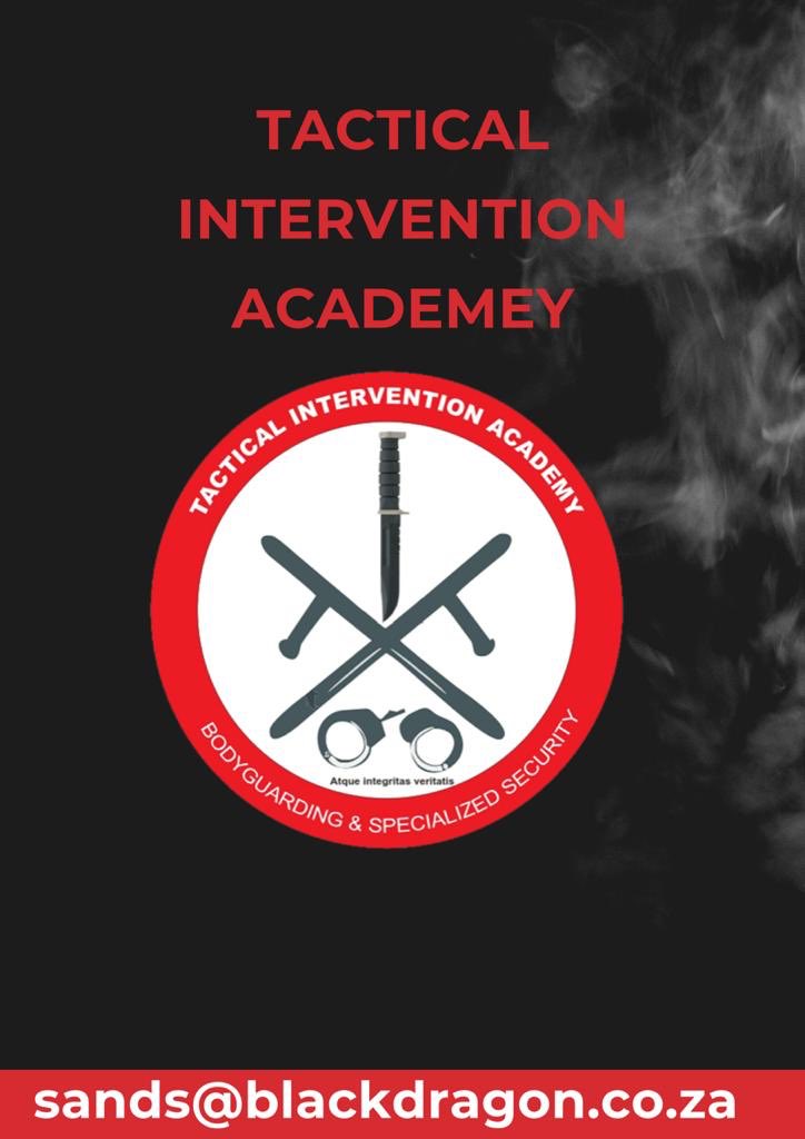 ww_intervention's tweet photo. TACTICAL INTERVENTION ACADEMY, find out more about our course offered
E-mailsands@blackdragon.co.za
Cell: 076 403 1315 https://t.co/bzAx0GDFpZ