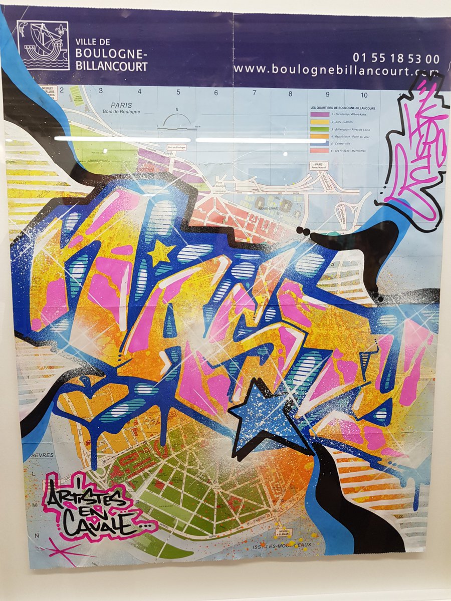 NMarguerat's tweet photo. Vernissage de l'exposition "Off the wall" à la galerie Exit Art Contemporain avec les oeuvres de 7 street-artistes en présence de #Chanoir #Nasty et #Debens
Jusqu'au 29 février 2020
#peinture #art #culture #StreetArt #artcontemporain #viedequartier #artiste #BoulogneBillancourt https://t.co/z5mW1E7PDr