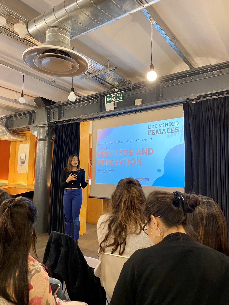 “Can I not be brown, can I be white? Can that get me further?” 

<a href="/sonyabarlowuk/">Sonya Barlow - Tech, Travel & Talk</a>, founder <a href="/lmfnetwork/">LMF Network</a> with a very honest narrative of the identity challenges in her upbringing and career.

Thanks <a href="/London_CM/">london_cm</a> for putting this great event on!