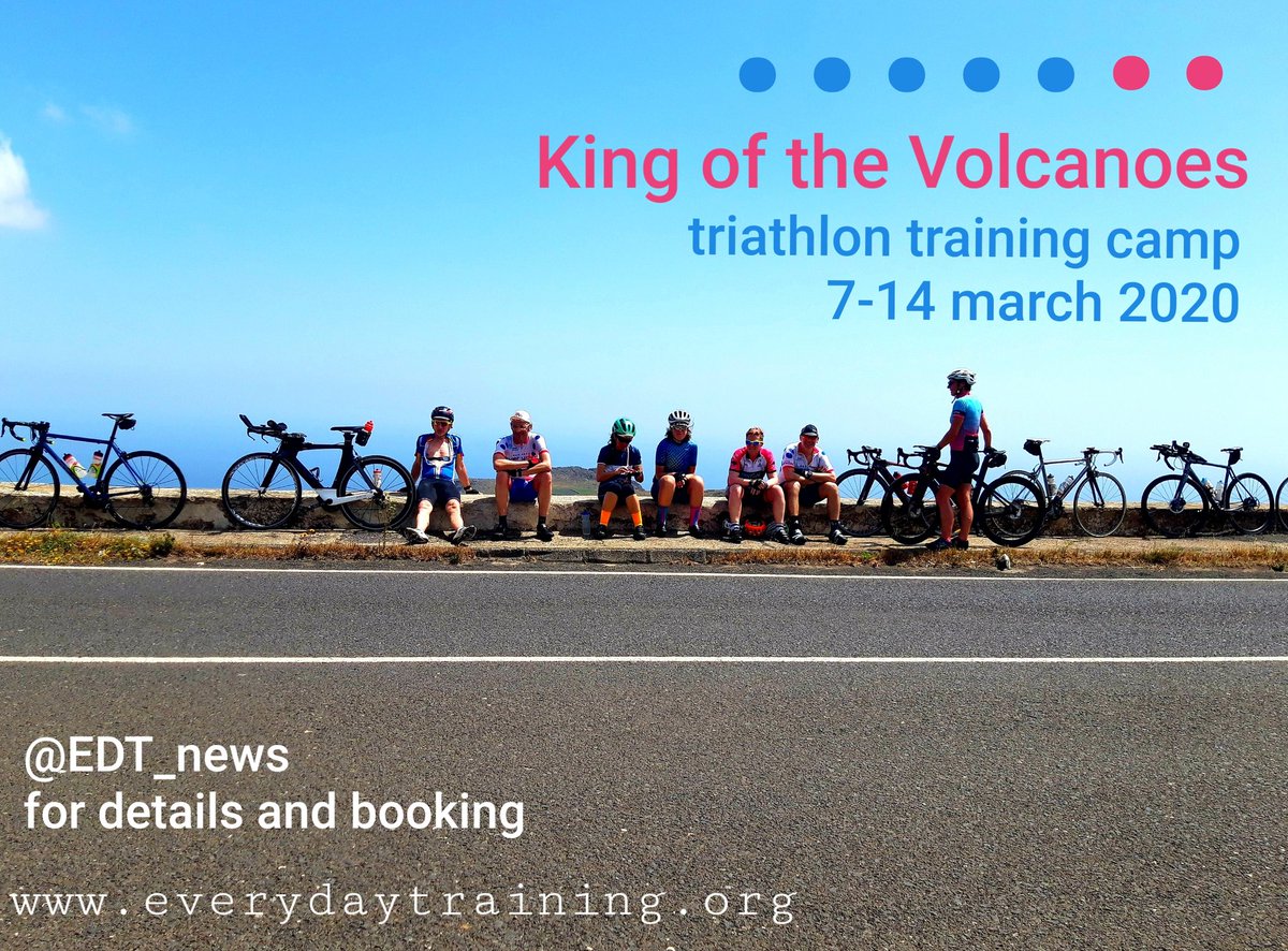 Our 10th year of camps!! We have developed a geat and unique camp format to get the best out of you, endurance triathletes (and cyclists)
Still space for 2020  everydaytraining.org.uk/camps/next-cam…