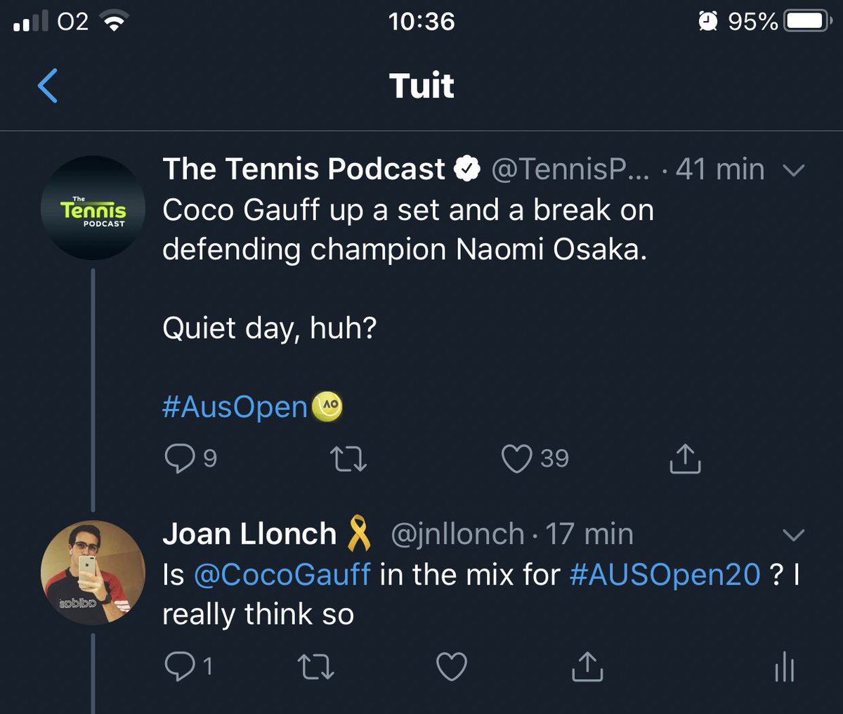 jnllonch's tweet photo. @TennisPodcast you just copied my tweet from 20 minutes ago ��😂 https://t.co/Zik7mOJbEh