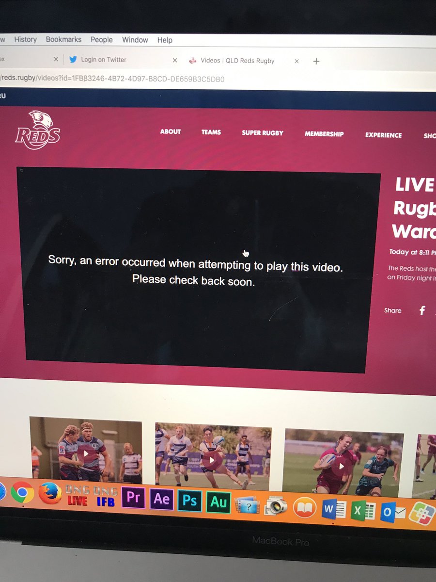 apwaller's tweet photo. @Reds_Rugby @Qwine @HulaBulaJim @NSWWaratahs Any chance the live feed will be fixed? Thanks https://t.co/a5A8YiyBPy