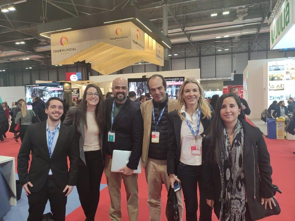 gosmartvel's tweet photo. One more year the Smartvel team reunites at #FITUR, the biggest tourism event in Spain. So far, we've met with more than 30 potential clients and we've had the chance to be interviewed for the national TV!📺

#FITUR2020 #tourism #travel #traveltech #tradeevent #destinationcontent https://t.co/zxmWKWCcJI