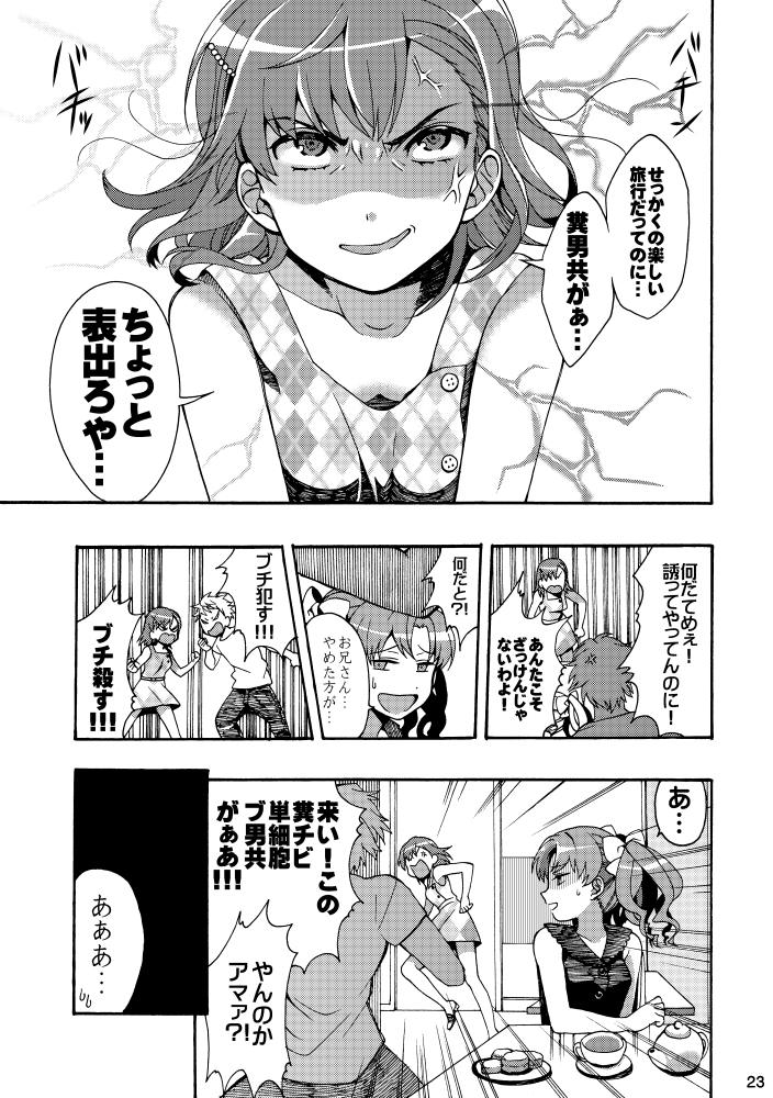 超電磁砲の美琴と黒子が旅行する漫画(5/8)(百合注意) 
