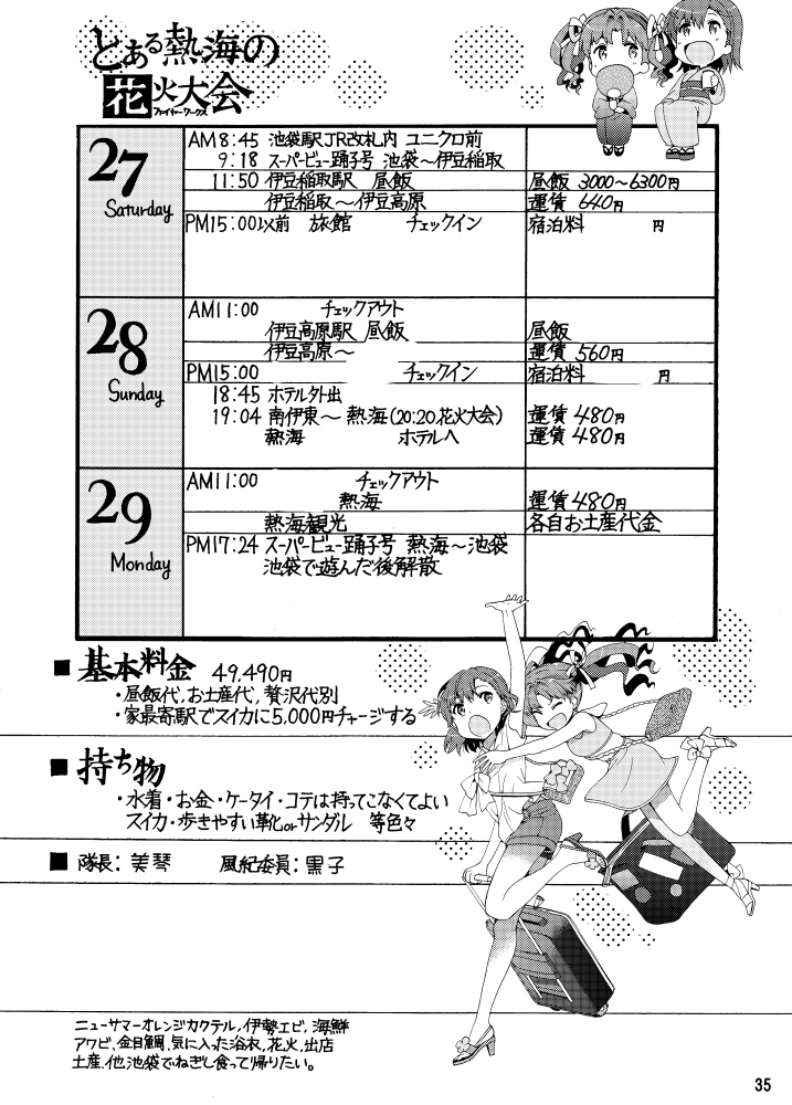 超電磁砲の美琴と黒子が旅行する漫画(8/8)(百合注意) 
