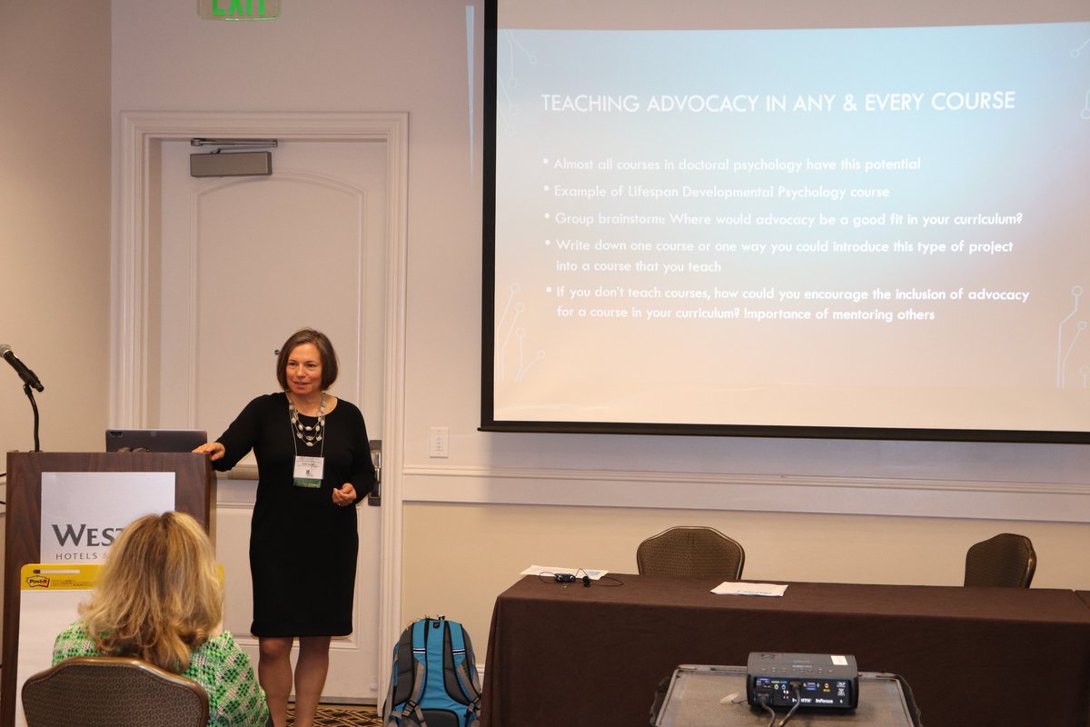 thencspp's tweet photo. Ideas and dialogue continued to flow with the Conference’s offering of 4 workgroup sessions. Topic choices included teaching advocacy, mentoring: a social justice perspective, amplifying excellence in training, &amp; master’s level accreditation in health services psychology. #ncspp https://t.co/zaW8SDqzGx