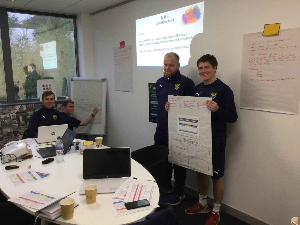 vphalsall's tweet photo. A fantastic workshop with coaches @OUFCcommunity @PLCommunities reflecting on #PLPS #MTP progress #RAGrating , sharing examples of good practice and developing thinking around #STP #BuildingBlocks and how to move forward #GROW 👏👏👏😅 https://t.co/jUaQMdT5Gl