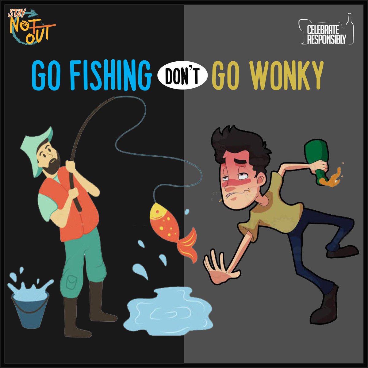 NotoutI's tweet photo. Have a good work-life balance &amp; #StayNotOut 
𝐴 𝑟𝑒𝑠𝑝𝑜𝑛𝑠𝑖𝑏𝑙𝑒 𝑐𝑜𝑛𝑠𝑢𝑚𝑝𝑡𝑖𝑜𝑛 ISWAI 𝐼𝑛𝑖𝑡𝑖𝑎𝑡𝑖𝑣𝑒 

#fridaymotivation #fridaynightvibes #fridayfeelings #fridaydrinks #gofishing #drinkresponsibly #celebrateresponsibly #beresponsible #notout #chillwithfriends https://t.co/9Y3fXtM4JD