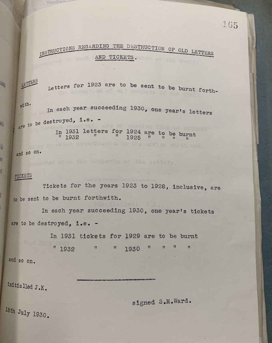 Records management in action in 1930 #BaringArchive #recordsmanagement