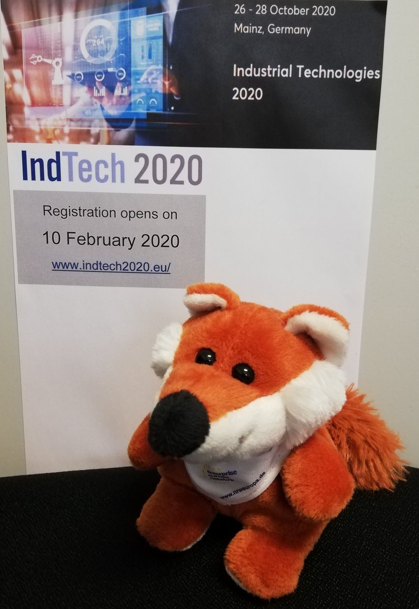 IndTech2020's tweet image. #BeACleverFox is full of anticipation for the #IndTech2020