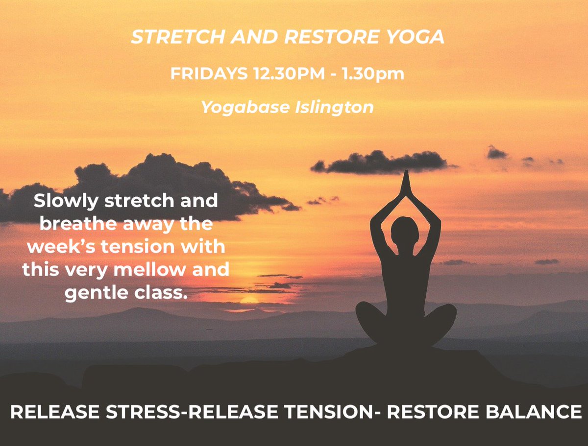 Free at 12.30 today, try lunchtime #yoga in #islington <a href="/IslingtonLife/">IslingtonLife</a> #activities #thingstodo #wellbeing with <a href="/YogaKym/">Kym Yoga</a>
