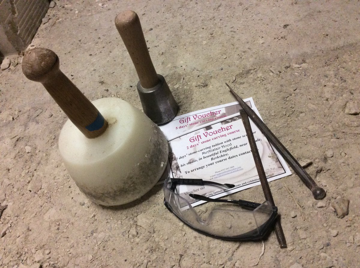 mcalistairhood's tweet image. Bread making with a quern stone, quarry visit, sculpture tours, and other special interest days are features of the 2020 stone carving courses. Gift vouchers available now. mcalistairhood.artweb.com/tuition