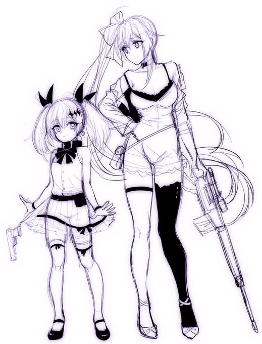 これはネームを描く前に一度描いてみたラフ 