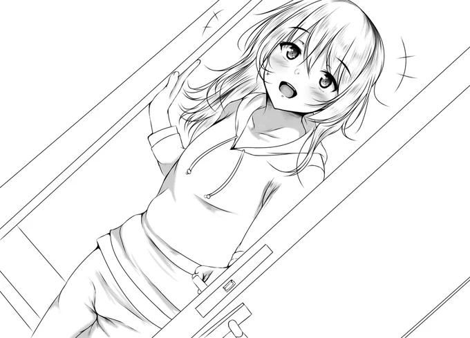 #ハチナイ
玄関で出迎えてくれる団長 