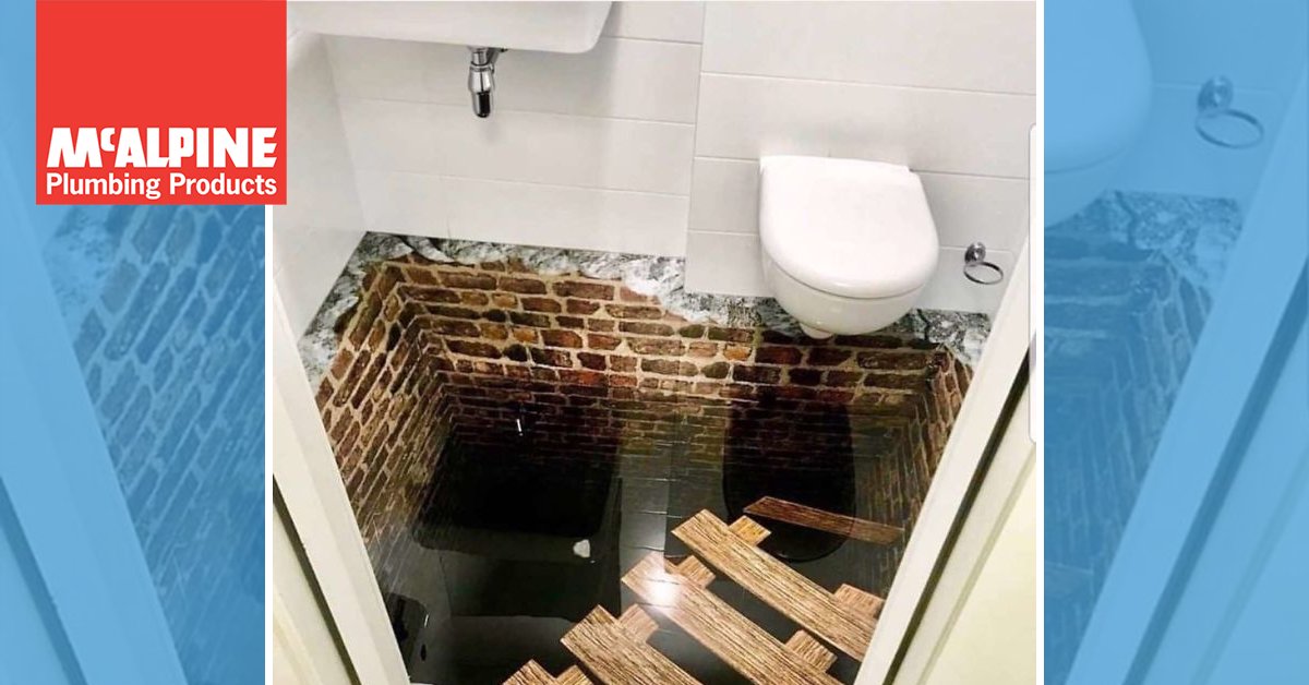 mcalpineplumb's tweet photo. Is it a run and a jump? Or a big stretch? 😂 🤔 #BathroomFail #BigJump #FridayFunnies https://t.co/6srYq2aa9r