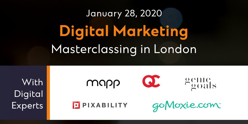 masterclassing's tweet photo. We're back in #London! Kicking off with Digital Marketing Masterclass, accompanied by our experts @QueryClick @GenieGoals @Mapp_Digital @pixability @Go_Moxie 
Register today to join us! #MasterclassingUK https://t.co/pfwSjPpt7j https://t.co/8t8AB87Zfc