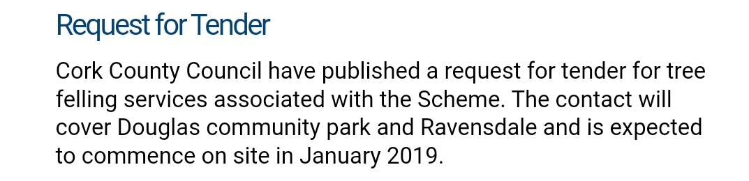 SullMick's tweet photo. @savecorkcity @simoncoveney @Donnchadhol @LornaBogue @mmcgrathtd @MichealMartinTD @jerrybuttimer @marciadalton @SenColmBurke @KelleherColm 300 trees to be removed. DISASTER https://t.co/lexvs5Of6Z