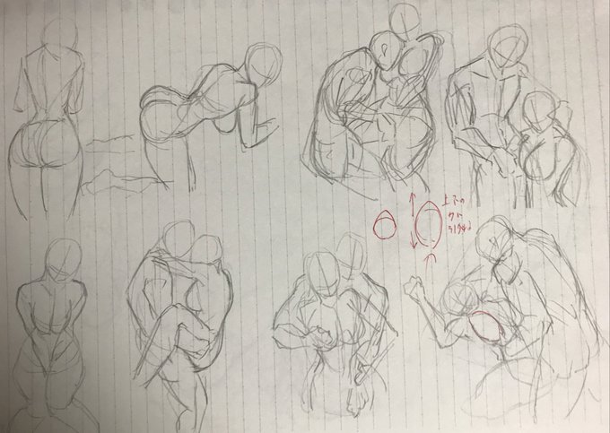 模写と創作混在。

#絵描きさんと繋がりたい #模写 #イラスト練習 