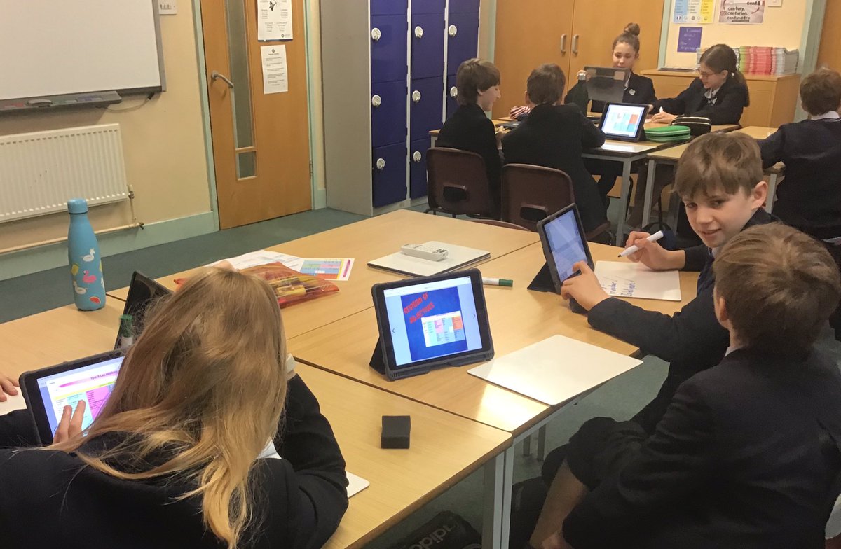 DunottarLang's tweet photo. Revision of the language covered. #individualwhiteboards #iPads @BookCreatorApp #peerassessment @dunottarschool #pedagoofriday #noppt Creating #warriorlinguists https://t.co/m4D6aPP49v