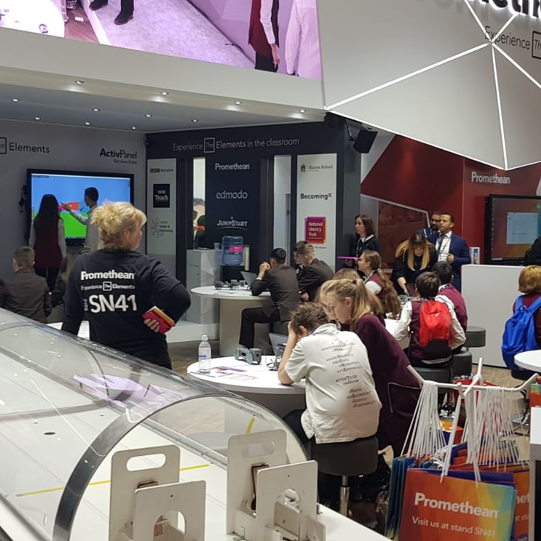 TlpLearn's tweet photo. Day 3 @bett_show with @prometheanuki stand SN41.
12.30 today see our workshop for our Model Rocket Car challenge Race To The Line. If you are coming by tomorrow this will also be running 11am Saturday.
#rttluk #edtech #inspiringthenextgeneration #prometheanuki #Bett2020 https://t.co/fJOUoYC5u2