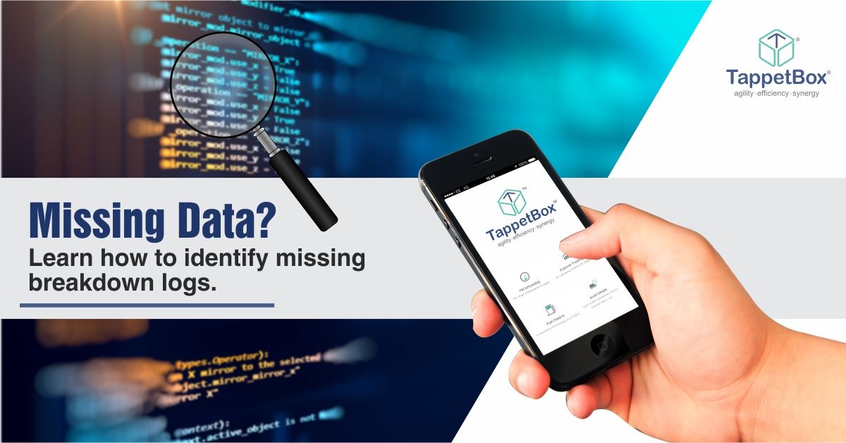 tappetbox's tweet photo. Learn how to identify whether your team is logging complete breakdown data. Easy and Successful Proven techniques to identify missing breakdown logs.

#playyourassets #TappetBox #Delhi #Infraassets #management #IAM #AssetManagement #india https://t.co/8yAhqbqA8o