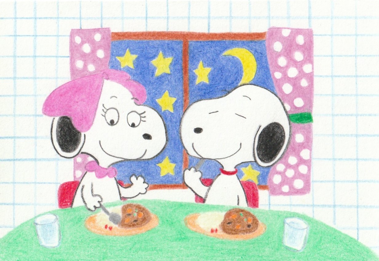 Sima カレーおいしい イラスト スヌーピー Illustration Snoopy T Co Wuwbu3lfix Twitter