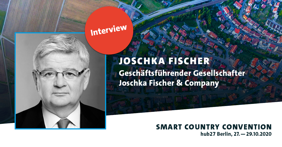 SmartCountryCon's tweet photo. Die wichtigste Änderung im Bereich Digital #Mobility: Menschen im ländlichen Raum das Gefühl geben, nicht abgehängt zu sein. 💡
Das ganze #SCCON19-Interview mit Joschka #Fischer ▶️ https://t.co/hY9Lv18DEm
#flashbackfriday https://t.co/0e7UMRdRW5