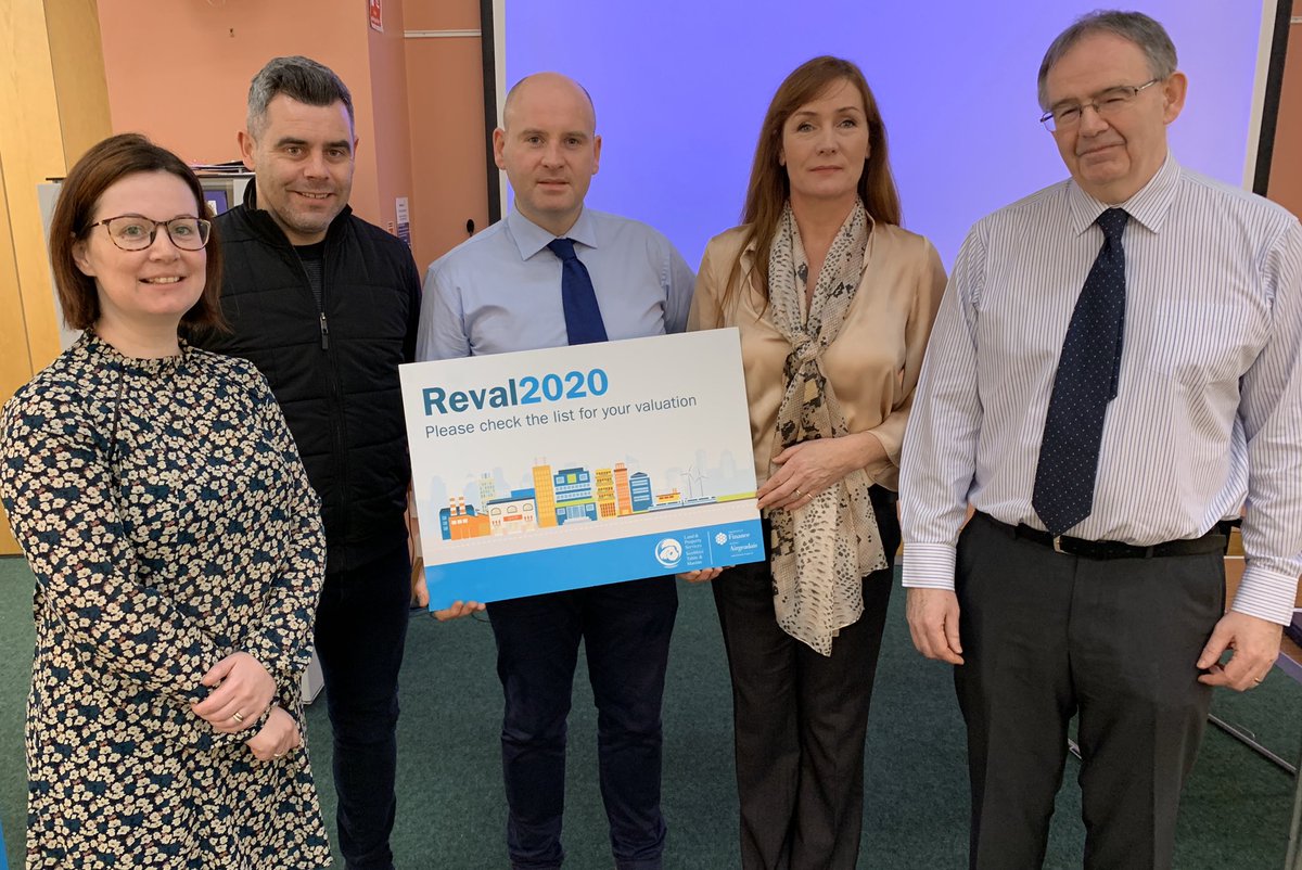 dptfinance's tweet photo. Thanks to everyone who came along to the #Reval2020 event with Omagh Chamber this morning. Great discussion. To check the list for your valuation or find out more about information events near you, please click here: https://t.co/jILc6iOCVd https://t.co/Oo6fG1zraR