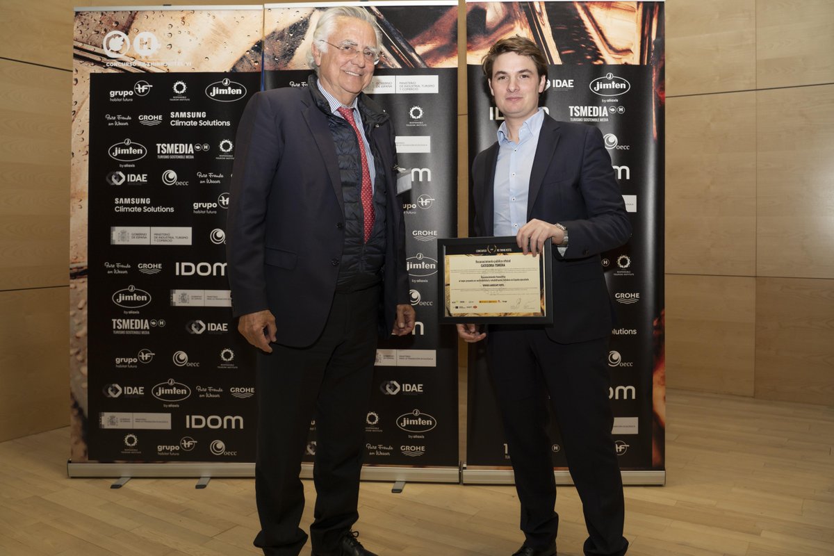 Tenemos algo que celebrar, hemos recibido el premio al "Mejor proyecto en Sostenibilidad y rehabilitación hotelera de España" en el concurso ReThinkHotel de TS Media. Un honor que se reconozca nuestro compromiso, trabajo y esfuerzo. #TurismoSostenible #Sostenibilidad #FITUR2020
