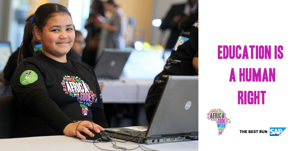 #EducationDay 

📚 Education is a human right. 
🕊️ Education brings peace. 
✨ Education is hope for a brighter future. 
👩‍🏫 Education elevates the mind.

#AfricaCodeWeek #ACW #sap4good #InternationalDayofEducation
