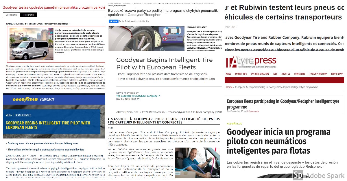 News of the exciting new partnership between Rubiwin and GoodYear's intelligent tire pilot has made headlines far and wide! 🚚👏

Check it out #automotive #logistics #goodyear