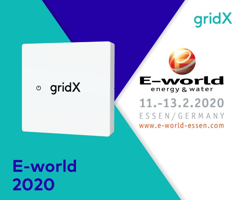 gridX ist auf der E-world mit einem vielfältigen Spektrum aufgestellt. 
bit.ly/2uoVaoV
#SmartCommercial #SmartCharging #Microgrids #IndependentHomes #Eworld