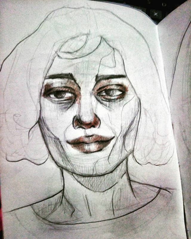 ale_banchu's tweet photo. Vulnerable.
#viral #viralart #art #artist #tired #portrait #draw #drawing #dibujo #red #color https://t.co/D3RcNlK2Cu https://t.co/y6NQGopdTy