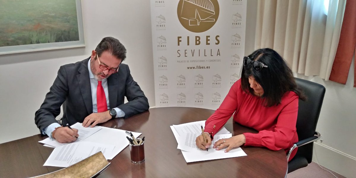 fibesevilla's tweet photo. ¡Buenos días! #FIBES y Aloha Mental Arithmetic han llevado a cabo la firma para la celebración del Aloha International Competition #SEVILLE2020, una competición de cálculo mental en la que participarán más de 1.000 niños en julio.
#FelizViernes #Sevillahoy #noticias #eventos https://t.co/wzlOHvklFW