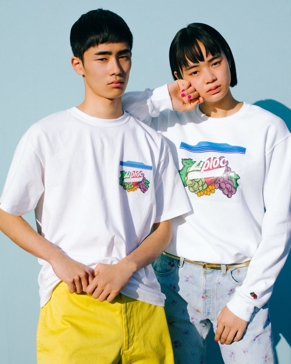 fashionsnap's tweet photo. ビームス×ジップロック第2弾、フルーツ オブ ザ ルームとのトリプルコラボでアパレルを初展開
https://t.co/cRimtNaHw1 https://t.co/w0rXGwuYtg