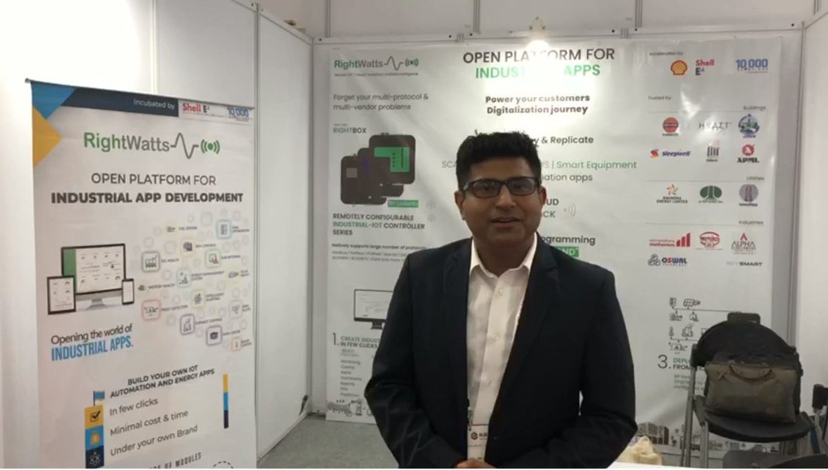 RightWatts_'s tweet photo. Had a phenomenal time showcasing our Open Platform for Industrial Apps at Elecrama 2020. Our Platform was experienced by 300+ System Integrators, Automation Companies, OEMs, Panel Builders &amp; End-Customers across Industries, Buildings &amp; Utilities. #RightWatts #Elecrama2020 #ieema https://t.co/7BDPdL9q6A