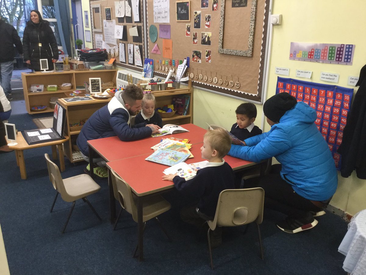 LittlemeadEYFS's tweet photo. Reception enjoyed hearing and sharing story books with their parents in morning work today. #reading #eyfs #storytimes #learningisfun https://t.co/oFOn6wp6A5