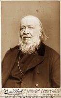 A picture of Sir Edwin Chadwick, a 19th century English public health reformer.