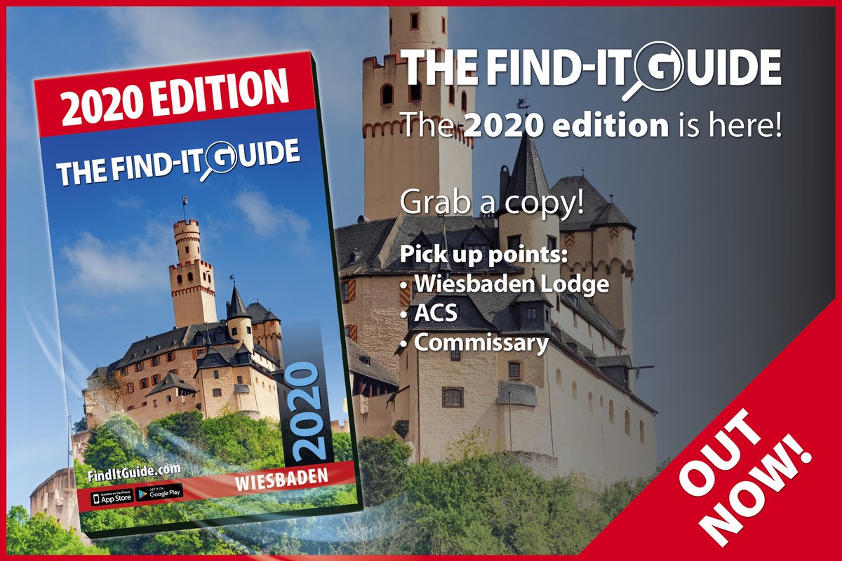The Find-It Guide Wiesbaden 2020 is out now!  Get your copy at one of these locations: finditguide.com/support/pickup…