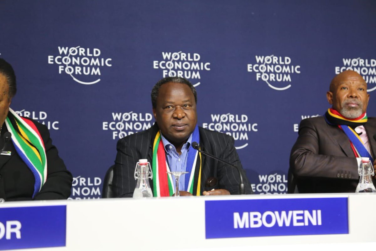 Image result for Tito Mboweni   davos