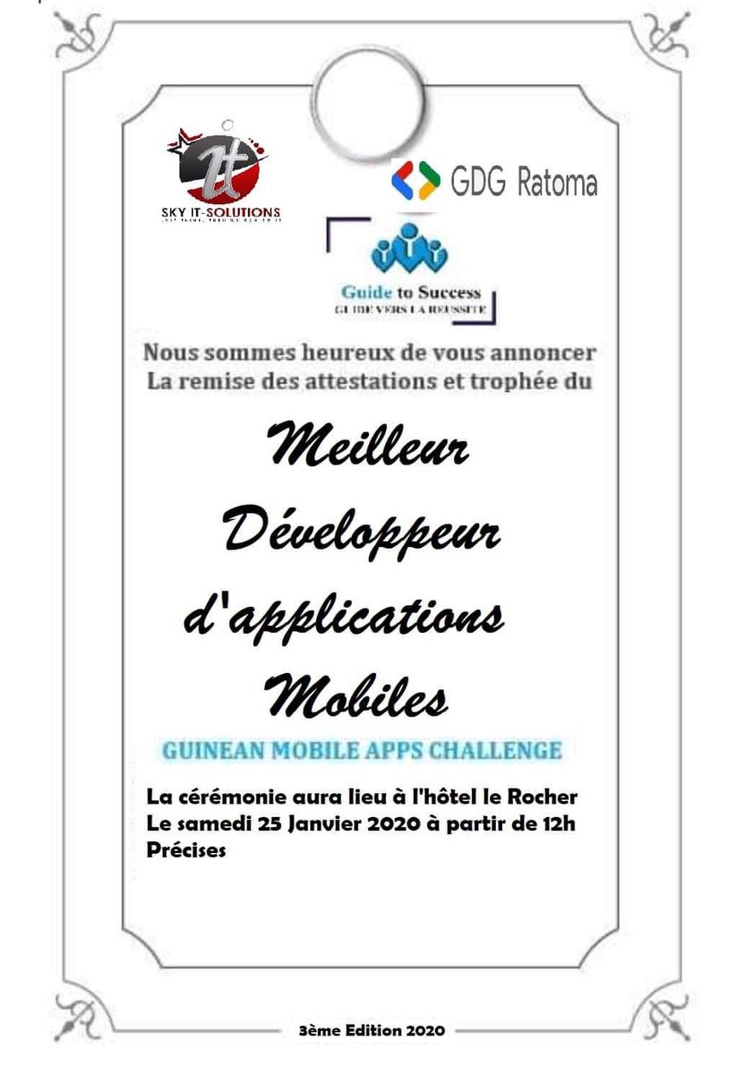GuideSuccess's tweet photo. Qui pour décrocher le prix de cette édition ? Rendez-vous demain à partir de 12h https://t.co/PjDzZ7AS7z