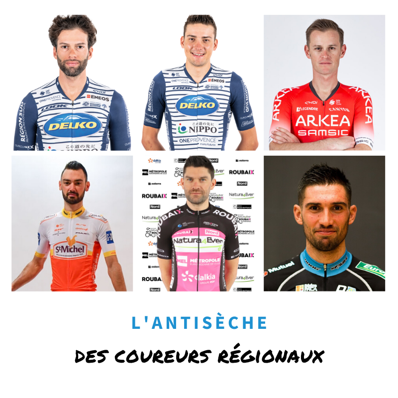 gplmarseillaise's tweet photo. #ANTISECHE de nos coureurs locaux
Venez soutenir @NIPPO_Delko_OP_ emmené par le Pierreverdant Julien El Fares et le Marseillais Lucas De Rossi ; le Plan-de-Cuquois @BOUETMAXIME ; le Marignanais Anthony Maldonado ; le Marseillais @JAntomarchi mais aussi le Gardois Samy Aurignac https://t.co/Vs9or7pPbZ